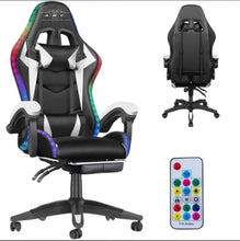 RGB καρέκλα παιχνιδιών με φώτα LED Εργονομική περιστρεφόμενη καρέκλα γραφείου