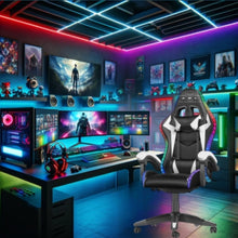 RGB καρέκλα παιχνιδιών με φώτα LED Εργονομική περιστρεφόμενη καρέκλα γραφείου