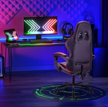 RGB καρέκλα παιχνιδιών με φώτα LED Εργονομική περιστρεφόμενη καρέκλα γραφείου