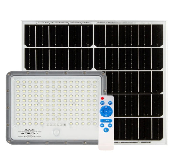 Ηλιακός προβολέας 300w αυτόματος με τηλεχειρισμό με τεχνολογία Led